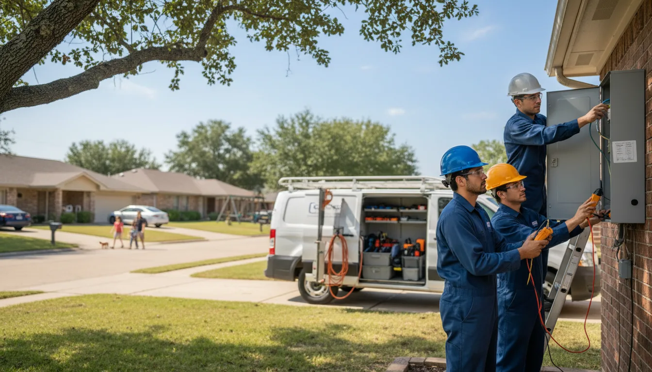 Certified electrician providing emergency electrical services in Brusett, MT
